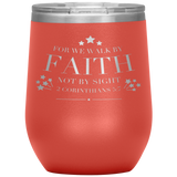 MeditateHealing.com Stainless Steel Vacuum Insulated Wine Tumbler
