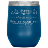 MeditateHealing.com Stainless Steel Vacuum Insulated Wine Tumbler