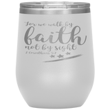 MeditateHealing.com Stainless Steel Vacuum Insulated Wine Tumbler