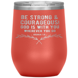 MeditateHealing.com Stainless Steel Vacuum Insulated Wine Tumbler