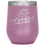 MeditateHealing.com Stainless Steel Vacuum Insulated Wine Tumbler