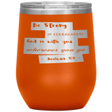 MeditateHealing.com Stainless Steel Vacuum Insulated Wine Tumbler