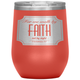 MeditateHealing.com Stainless Steel Vacuum Insulated Wine Tumbler