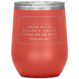 MeditateHealing.com Stainless Steel Vacuum Insulated Wine Tumbler