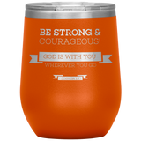 MeditateHealing.com Stainless Steel Vacuum Insulated Wine Tumbler