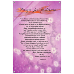 Contemporary Acrylic Print | Prayer for Salvation ~Jonah 2:2-9~ (2 Designs - Misty)