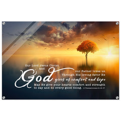 Contemporary Acrylic Print | His Grace Gave Us Eternal Comfort ~2 Thessalonians 2:16-17~