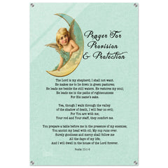Contemporary Acrylic Print | Prayer for Protection ~Psalm 91:1-8~ (2 Designs - Angel)