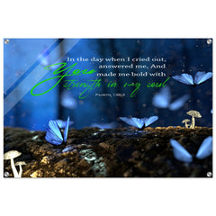 Contemporary Acrylic Print | Strength In My Soul ~Psalm 138:3~