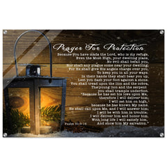 Contemporary Acrylic Print | Prayer for Protection ~Psalm 91:9-16~ (2 Designs - Lamp)