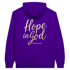 Premium Unisex Hoodie | Hope In God -Psalm 43:5-