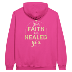 Premium Unisex Hoodie | Your Faith Has Healed You -Mark 5:34-