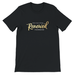 Premium Unisex Crewneck T-shirt | Inner Man Is Being Renewed -2 Corinthians 4:16-