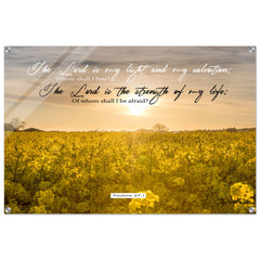 Contemporary Acrylic Print | The Lord Is The Strength Of My Life ~Psalm 27:1~
