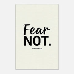 Premium Gallery Wrapped Canvas: Fear Not (Isaiah 41:10)