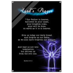 Contemporary Acrylic Print | Lord's Prayer ~Matthew 6:9-13~ (2 Designs - Angel)