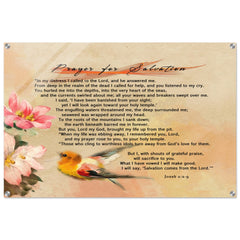 Contemporary Acrylic Print | Prayer for Provision & Protection ~Psalm 23:1-6~ (2 Designs - Bird)