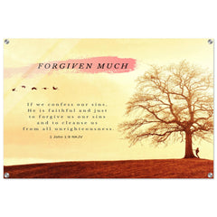 Contemporary Acrylic Print | He Is Faithful And Just To Forgive ~1 John 1:9~