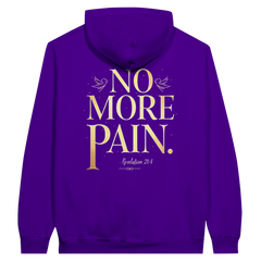 Premium Unisex Hoodie | No More Pain -Revelation 21:4 -