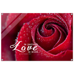 Contemporary Acrylic Print | Love Is Patient Love Is Kind ~1 Corinthians 13:4~