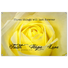 Contemporary Acrylic Print | Faith Hope Love ~1 Corinthians 13:13~