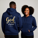 Premium Unisex Hoodie | God is the Strength of My Heart -Psalm 73:26-