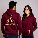 Premium Unisex Hoodie | He Took Our Infirmities -Matthew 8:17-