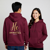 Premium Unisex Hoodie | He Took Our Infirmities -Matthew 8:17-