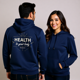 Premium Unisex Hoodie | Health to Your Body -Proverbs 3:7-8-