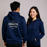 Premium Unisex Hoodie | Health to Your Body -Proverbs 3:7-8-