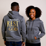 Premium Unisex Hoodie | My Soul Finds Rest in God -Psalm 62:1-2-