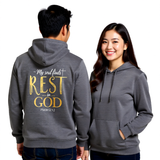 Premium Unisex Hoodie | My Soul Finds Rest in God -Psalm 62:1-2-