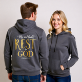 Premium Unisex Hoodie | My Soul Finds Rest in God -Psalm 62:1-2-