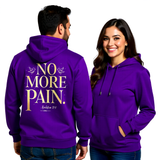 Premium Unisex Hoodie | No More Pain -Revelation 21:4 -