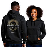 Premium Unisex Hoodie | Sun of Righteousness With Healing In His Wings -Malachi 4:2-