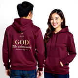 Premium Unisex Hoodie | God Takes Sickness Away -Exodus 23:25-