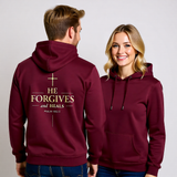 Premium Unisex Hoodie | He Forgives And Heals -Psalm 103:2-3 -
