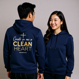 Premium Unisex Hoodie | Create In Me A Clean Heart -Psalm 51:10-