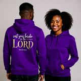 Premium Unisex Hoodie | Cast Your Burden On The Lord -Psalm 55:22-