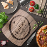 Bible Verse Hardwood Oval Cutting Board - I Can Do All Things Through Christ ~Philippians 4-13~ Design 16