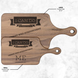 Bible Verse Hardwood Paddle Cutting Board - I Can Do All Things Through Christ ~Philippians 4-13~ Design 15