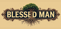 Bible Verse Christian Mug: Blessed Man (Design 10)