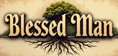 Bible Verse Christian Mug: Blessed Man (Design 8)