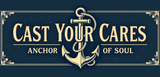 Bible Verse Christian Mug: Cast Your Cares (Design 7)