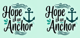 Bible Verse Christian Mug: Hope Is An Anchor (Design 2)