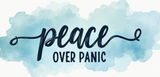 Bible Verse Christian Mug: Peace over Panic (Design 4)