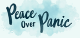 Bible Verse Christian Mug: Peace over Panic (Design 8)