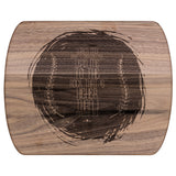 Products Bible Verse Hardwood Oval Cutting Board - Lead Me To The Rock ~Psalm 61:2~ Design 16
