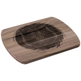 Products Bible Verse Hardwood Oval Cutting Board - Lead Me To The Rock ~Psalm 61:2~ Design 16