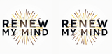 Bible Verse Christian Mug: Renew My Mind (Design 4)